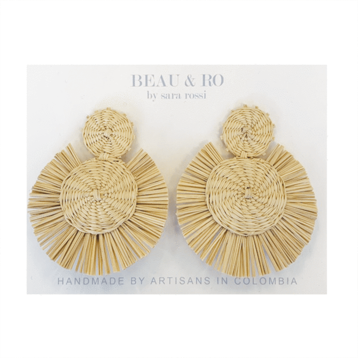 The Palm Round Earring