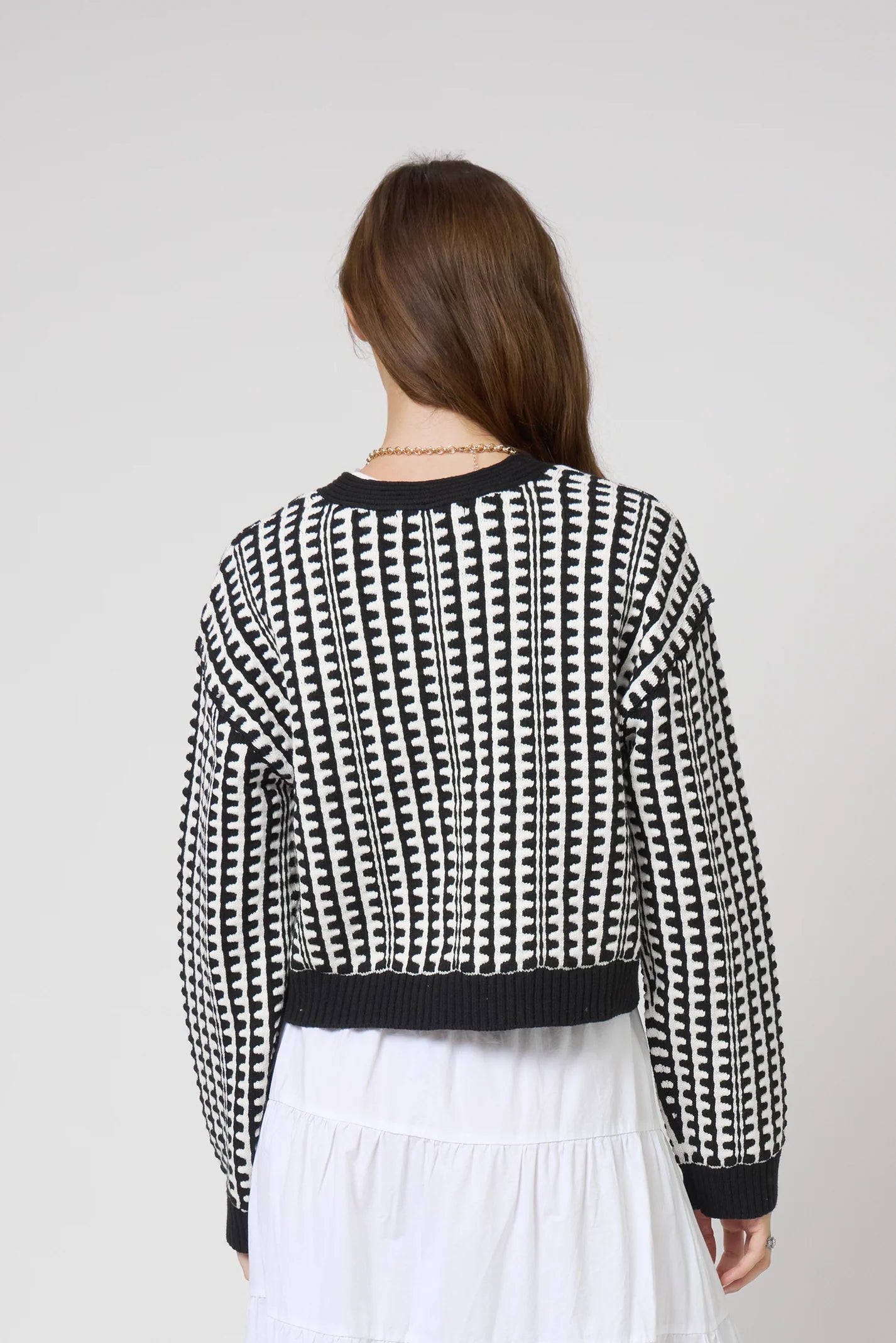 Central Park West Skye Scallop Stitch Cardi