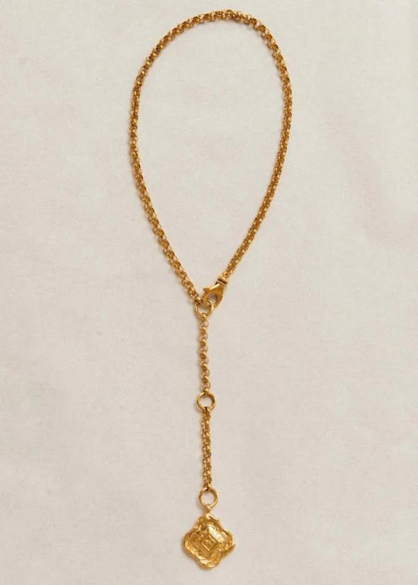 Infinite Compass Necklace - Gold