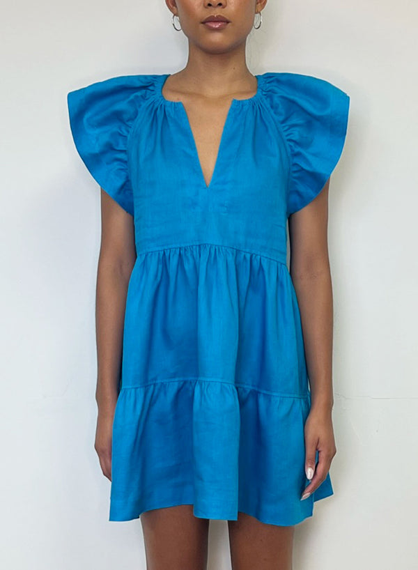 Kara Dress - Bondi Blue