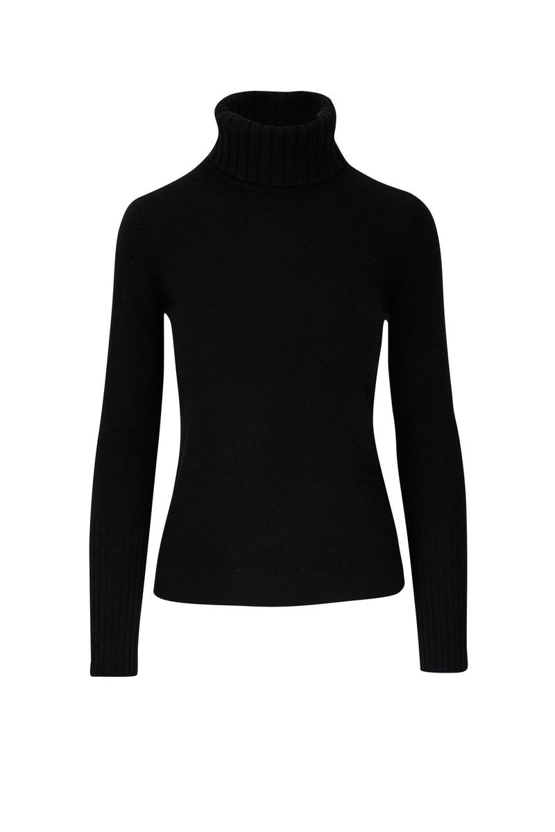 Chunky Trim T-Neck Sweater