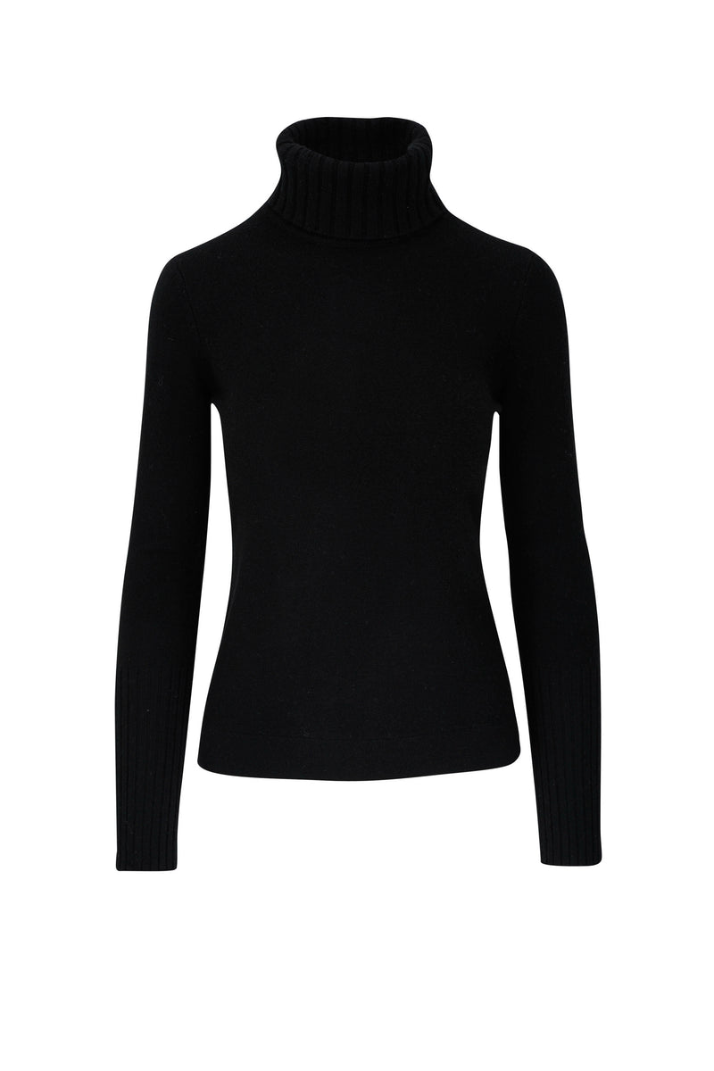 Chunky Trim T-Neck Sweater as