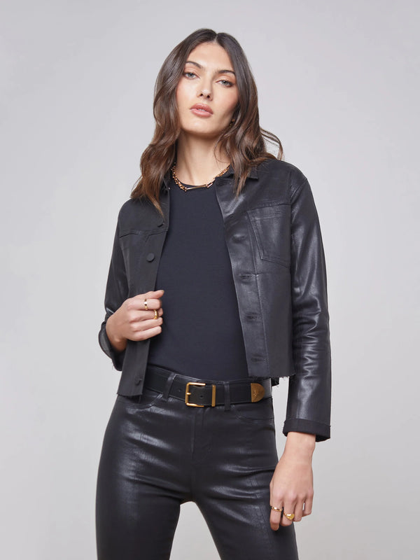 Janelle Slim Jacket - Black Coated