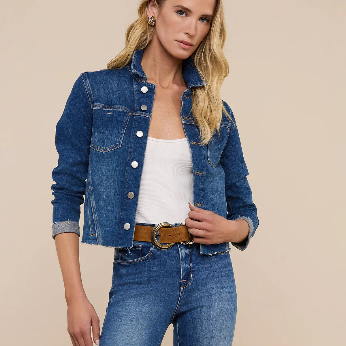 L'Agence Janelle Jean Jacket - Authentique