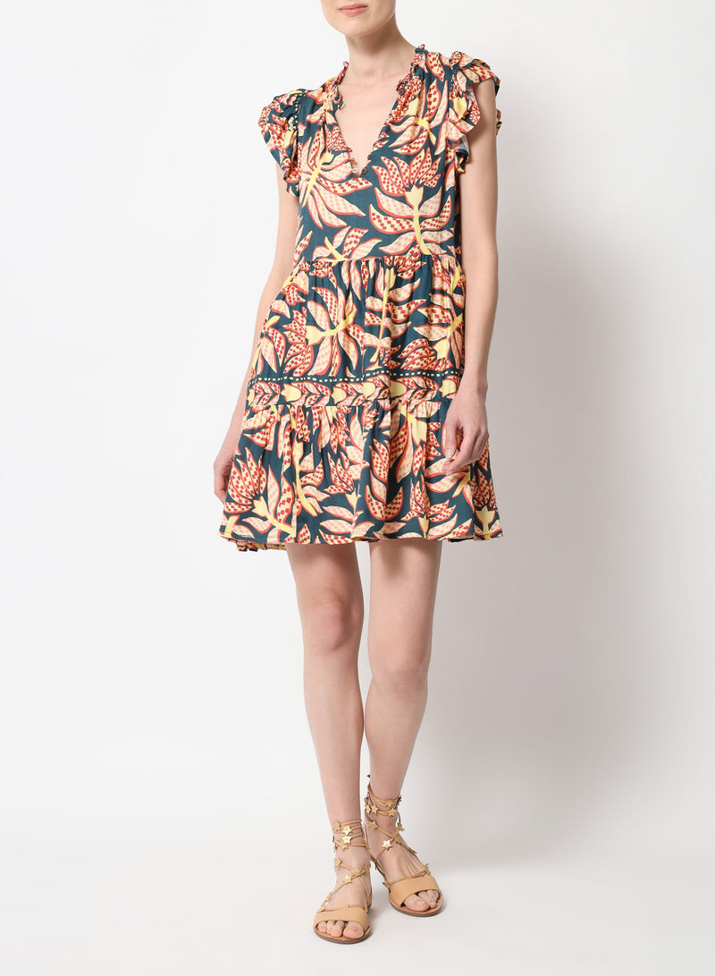 Wilora Mini Dress - Greta Pomelo