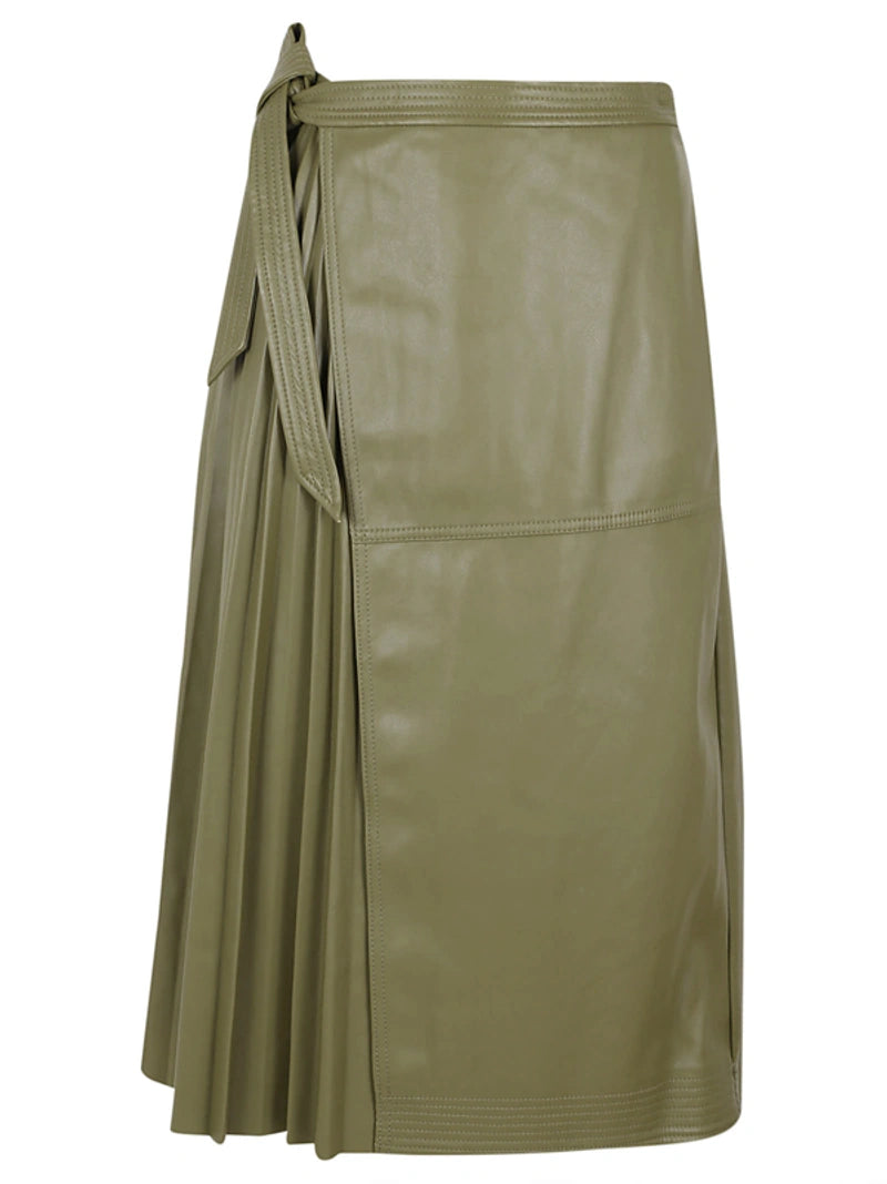Mar Pleated Midi Skirt