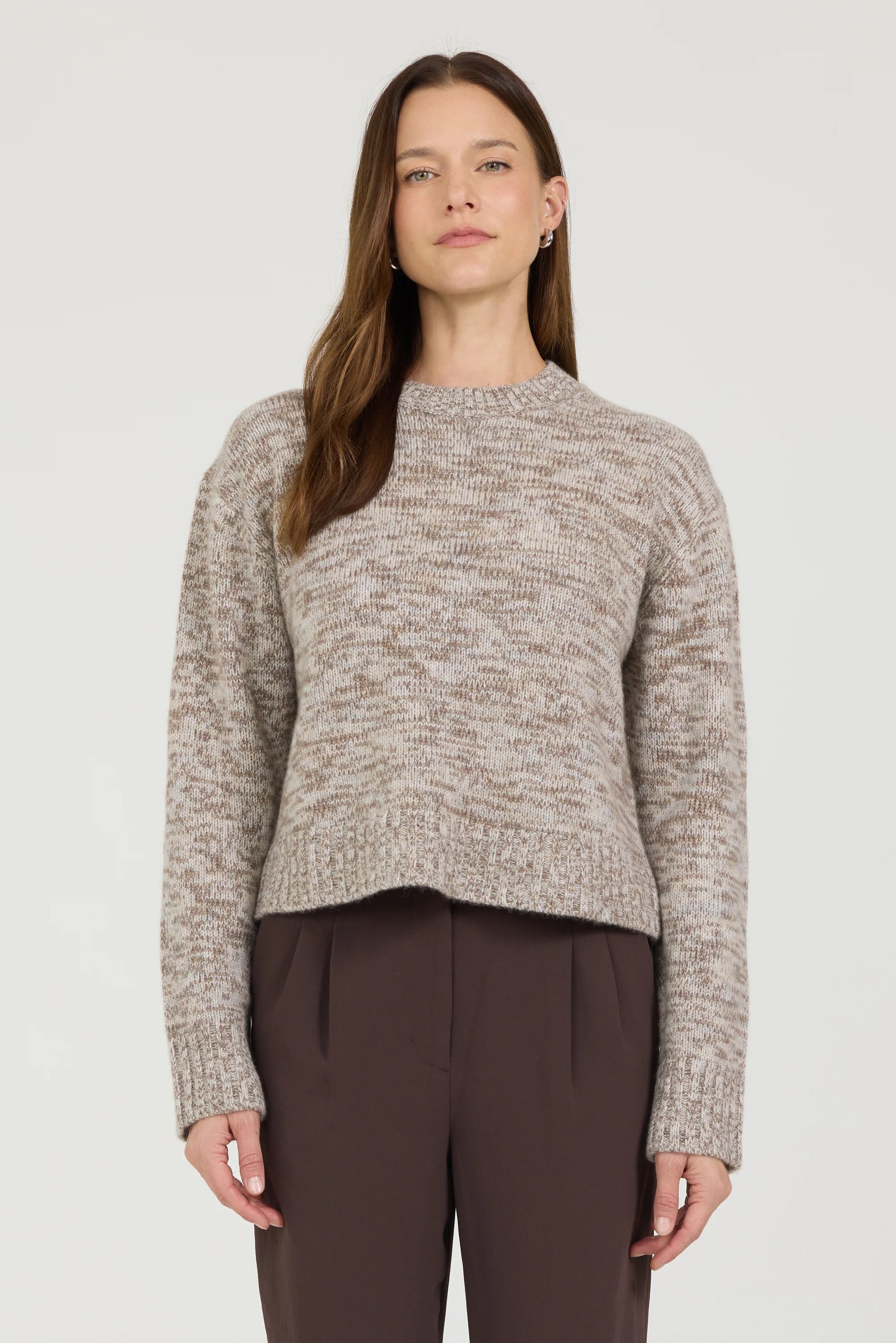 One Grey Day Greer Cashmere Crewneck