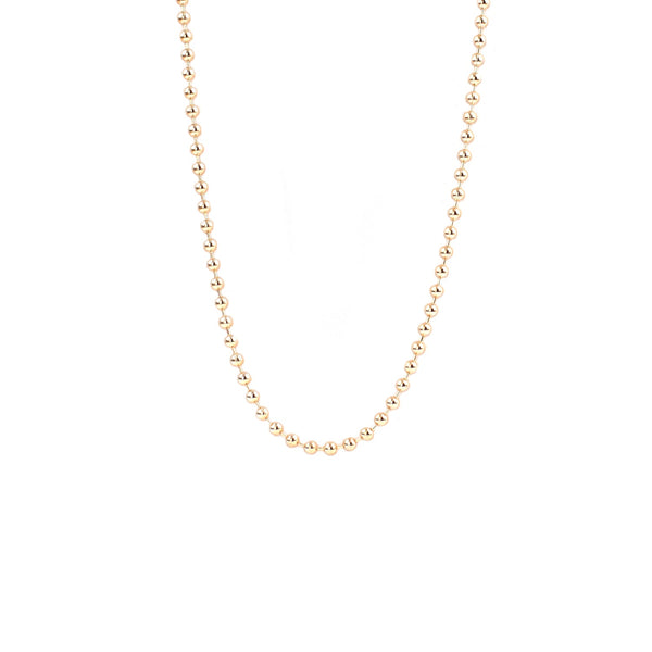 Gold Plated 18" Ball Chain Necklace