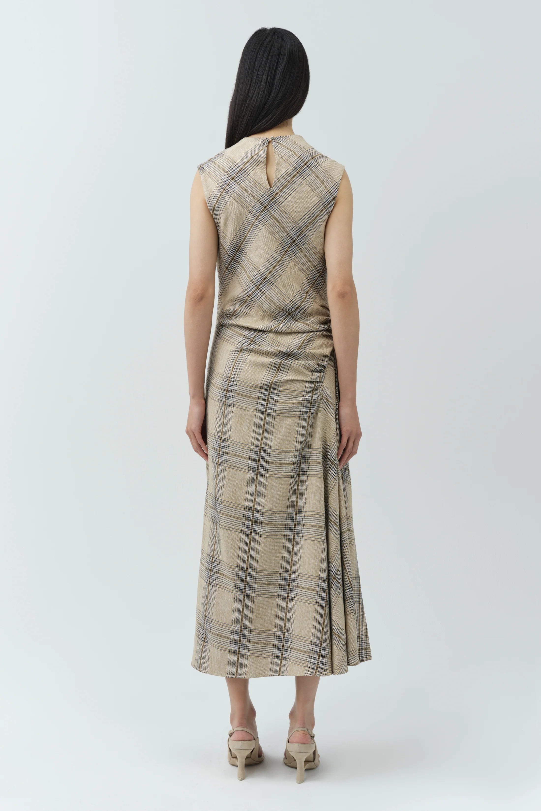 Burke Draped Midi Dress