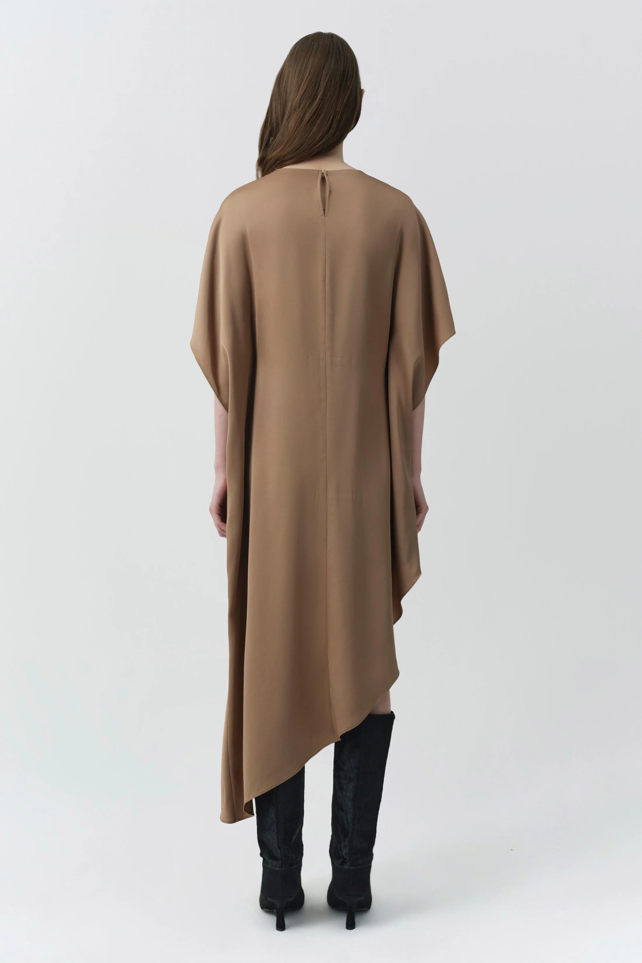Simkhai Sadia Satin Mini Dress - Ochre