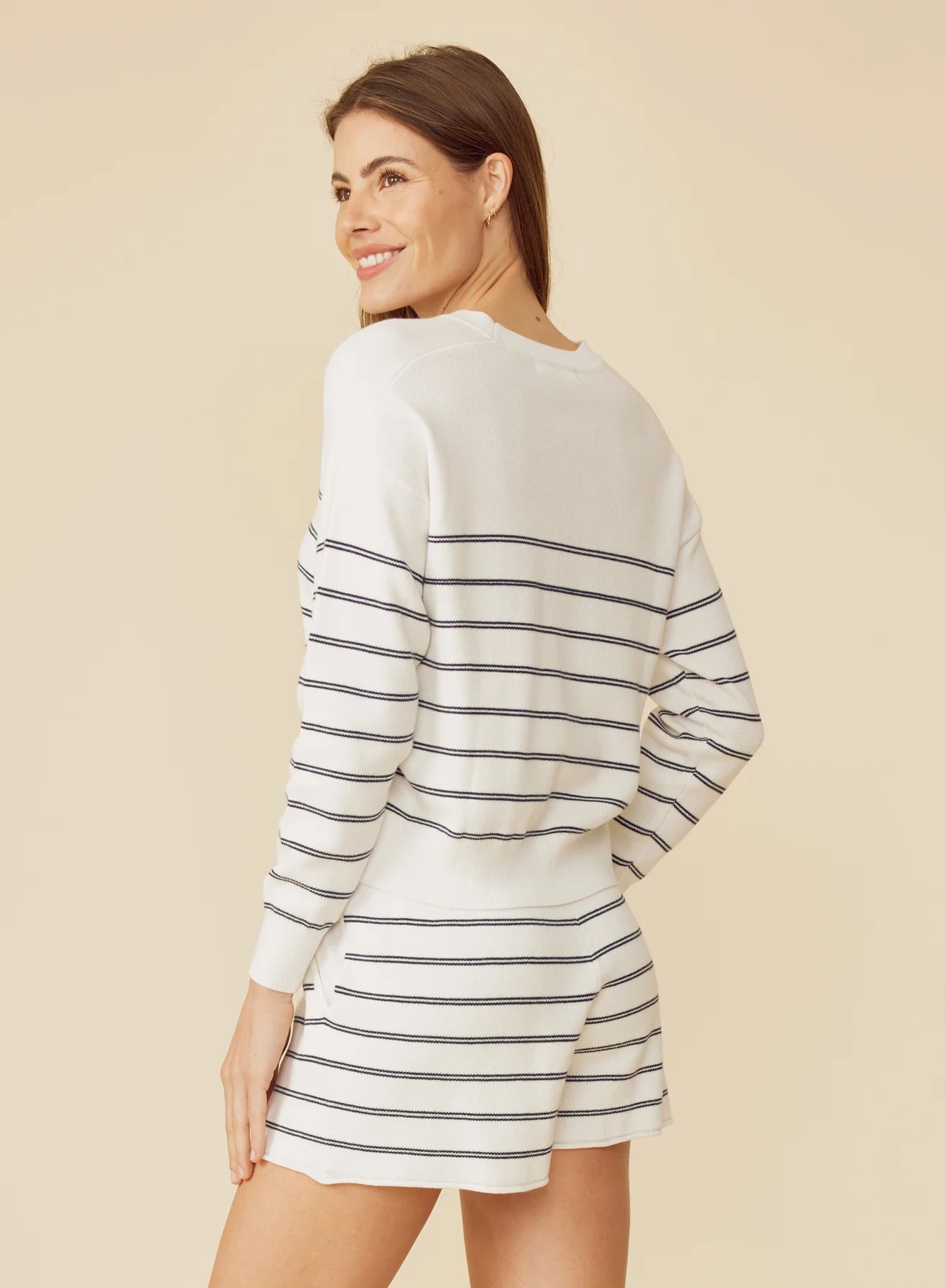 One Grey Day Warwick Pullover - Heritage Stripe