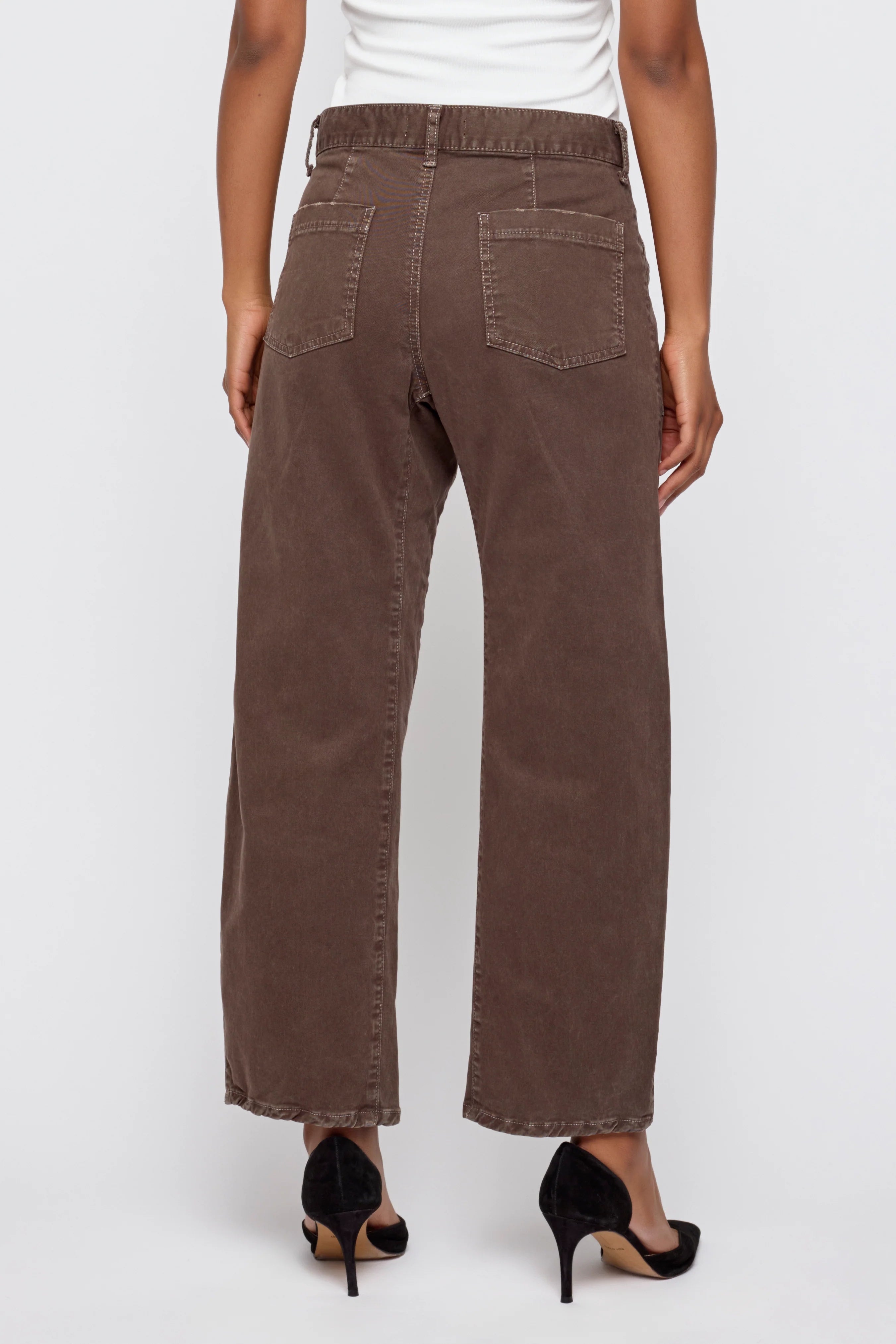 Moussy Vintage Pomonok Gusset Cargo - Brown