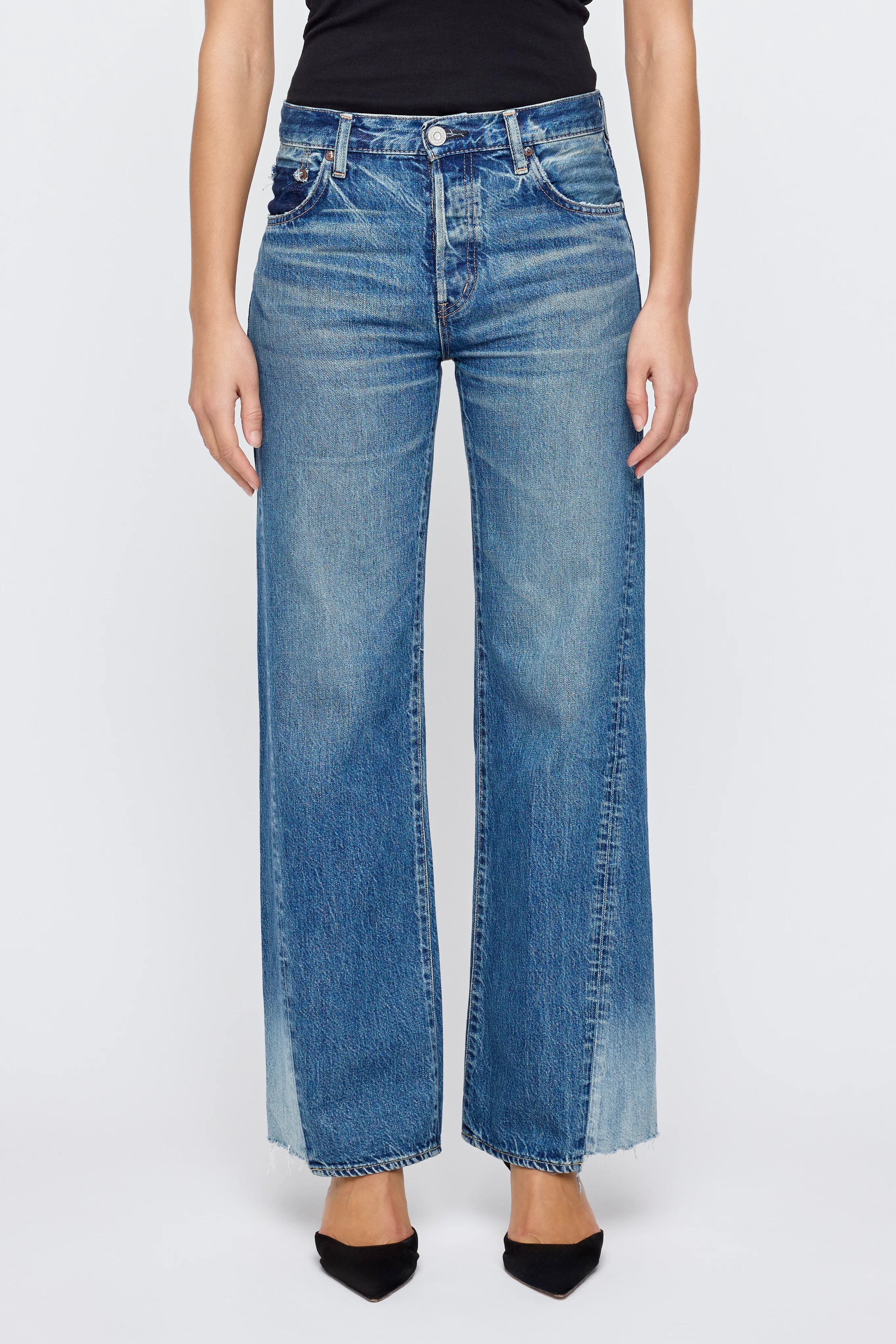 Moussy Panel Wide - Holyoke Jean