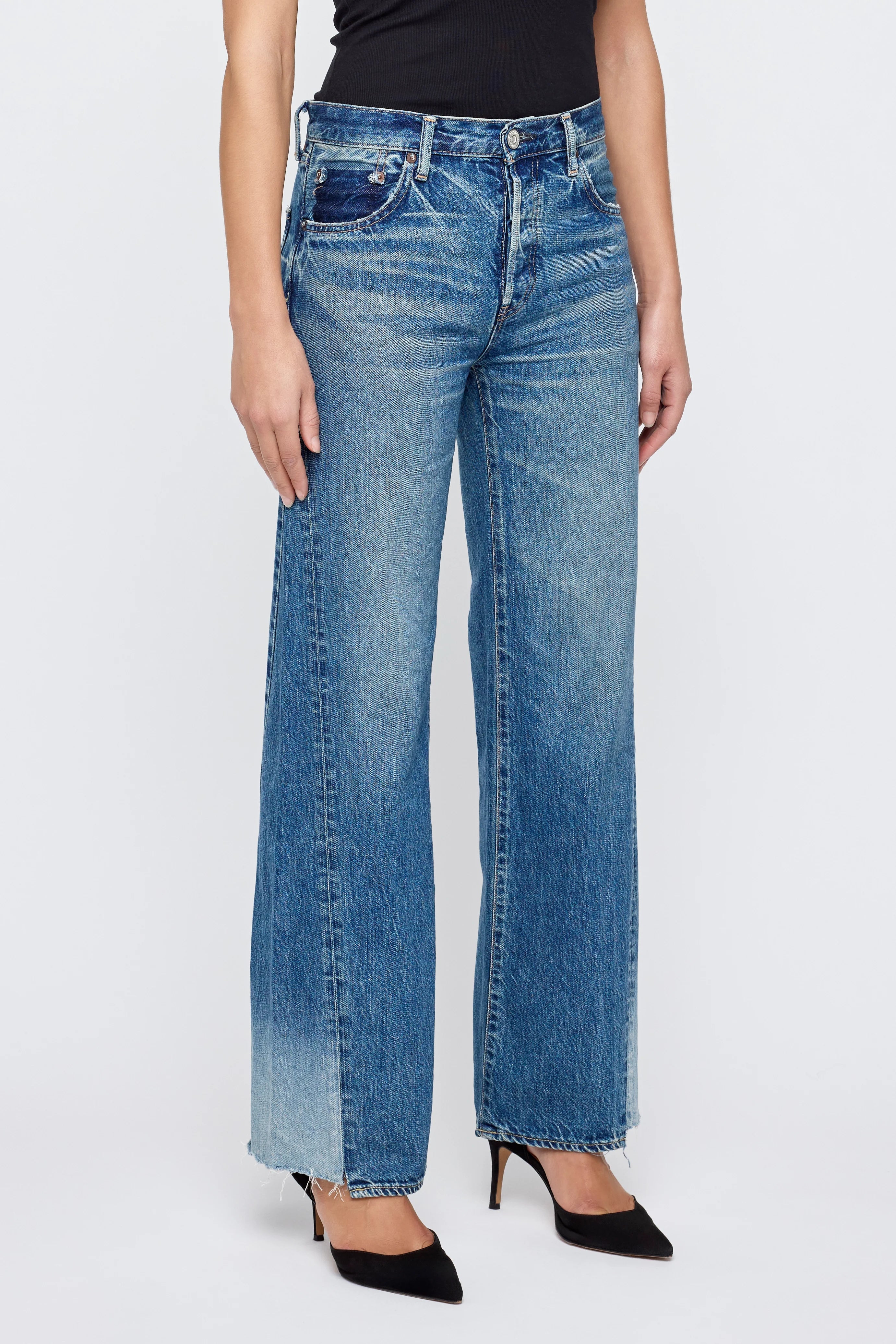 Moussy Panel Wide - Holyoke Jean