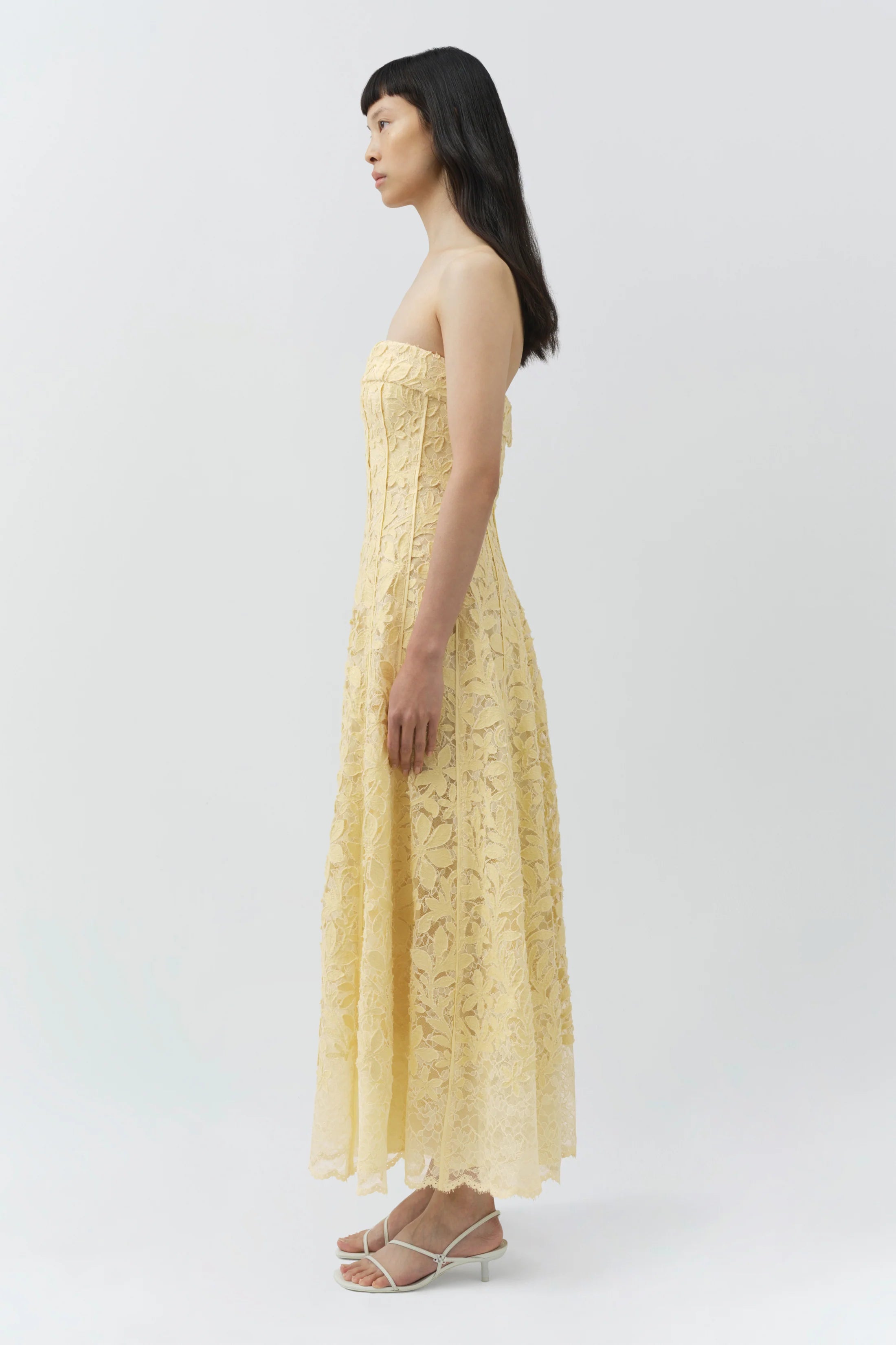 Simkhai Imogen Cotton Lace Bustier Dress