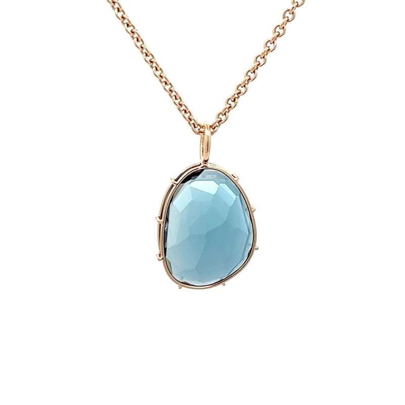 Medium London Blue Topaz Harriet Stone