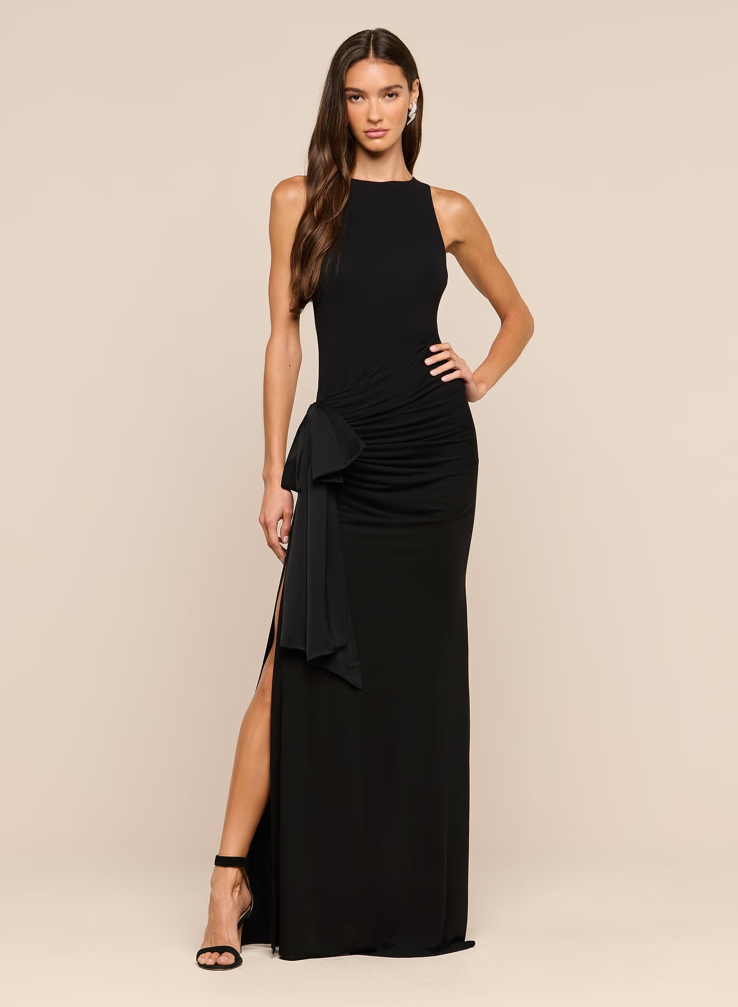L'Agence Frost Gown - Black