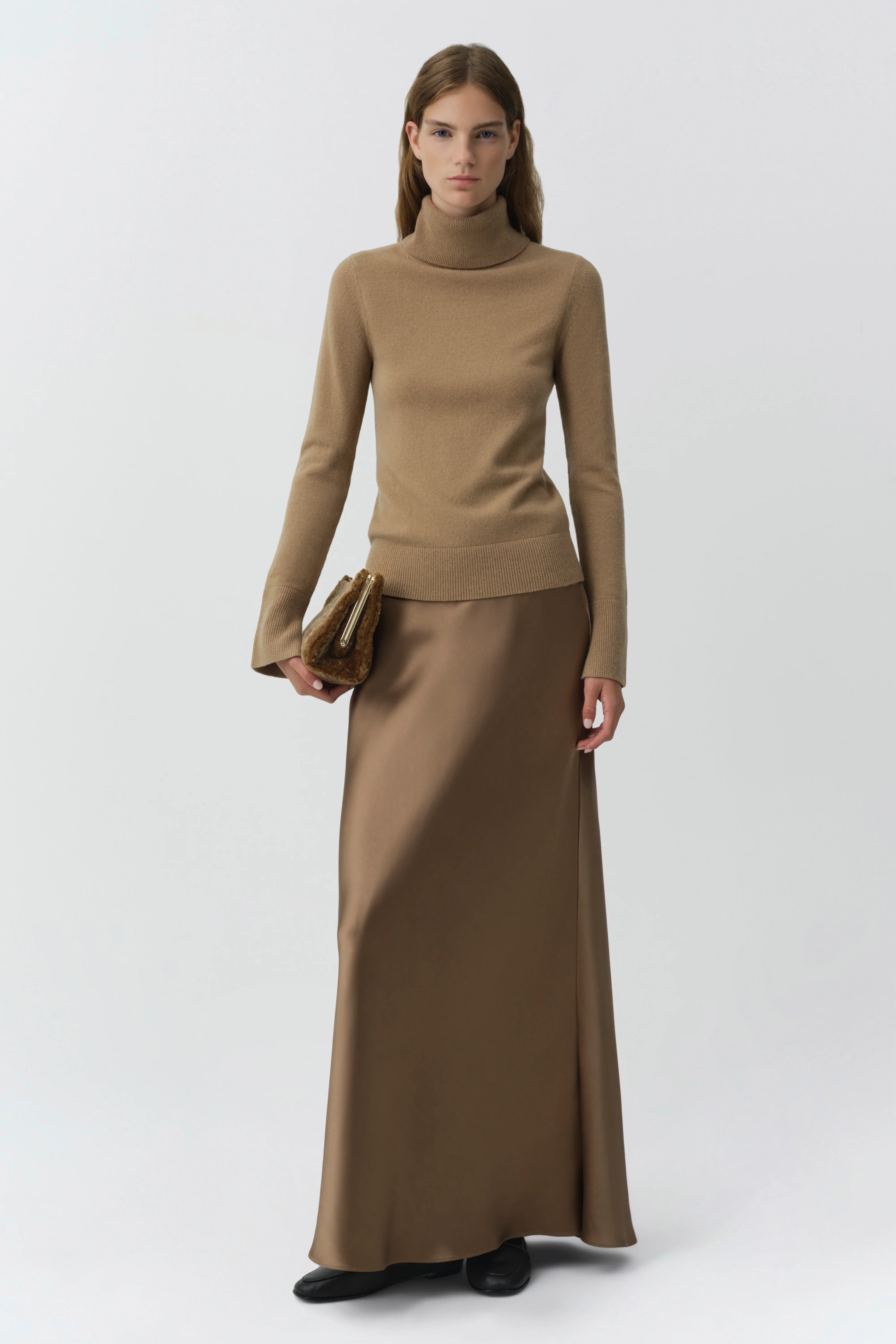 Simkhai Fenwick Turtleneck - Camel