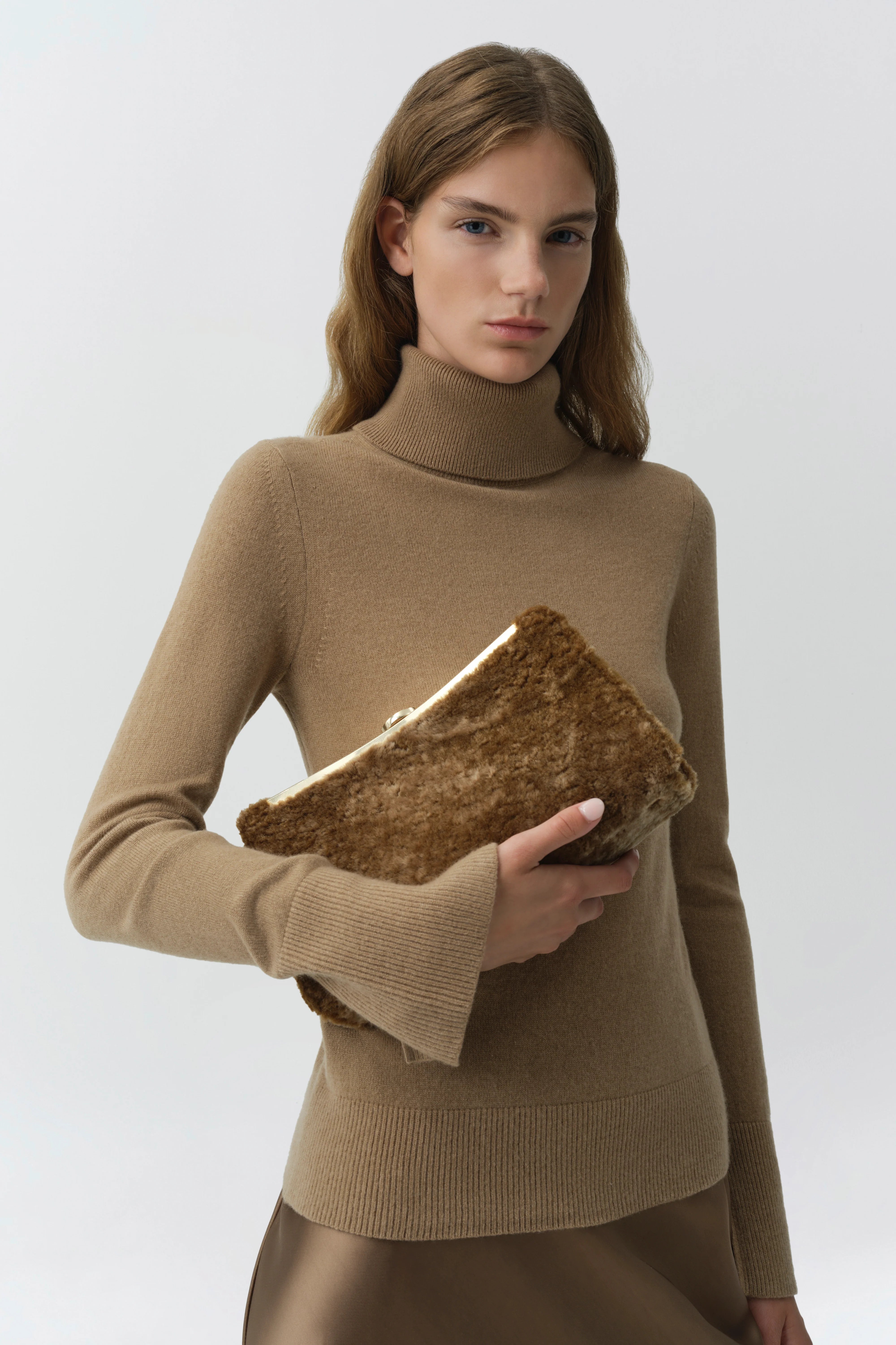 Simkhai Fenwick Turtleneck - Camel