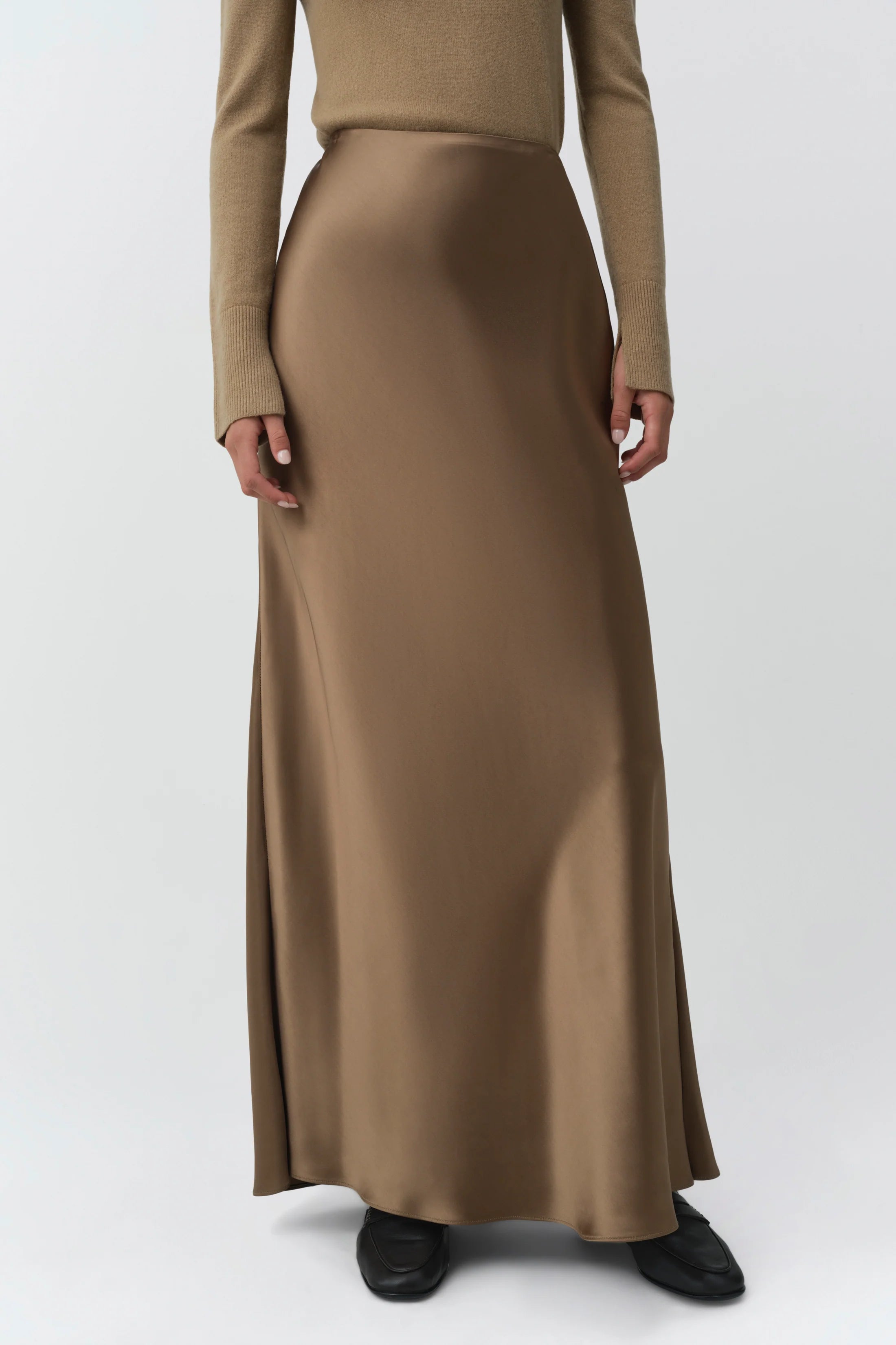 Simkhai Nella Maxi Skirt - Ochre