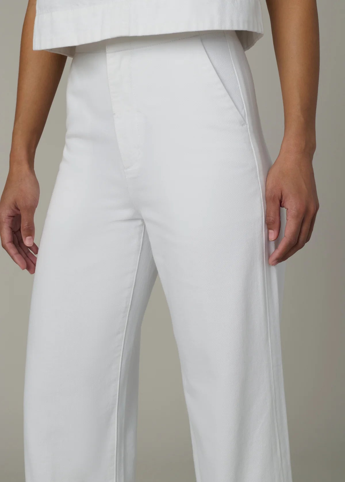 Joe's Jeans Clean Denim Trouser - White