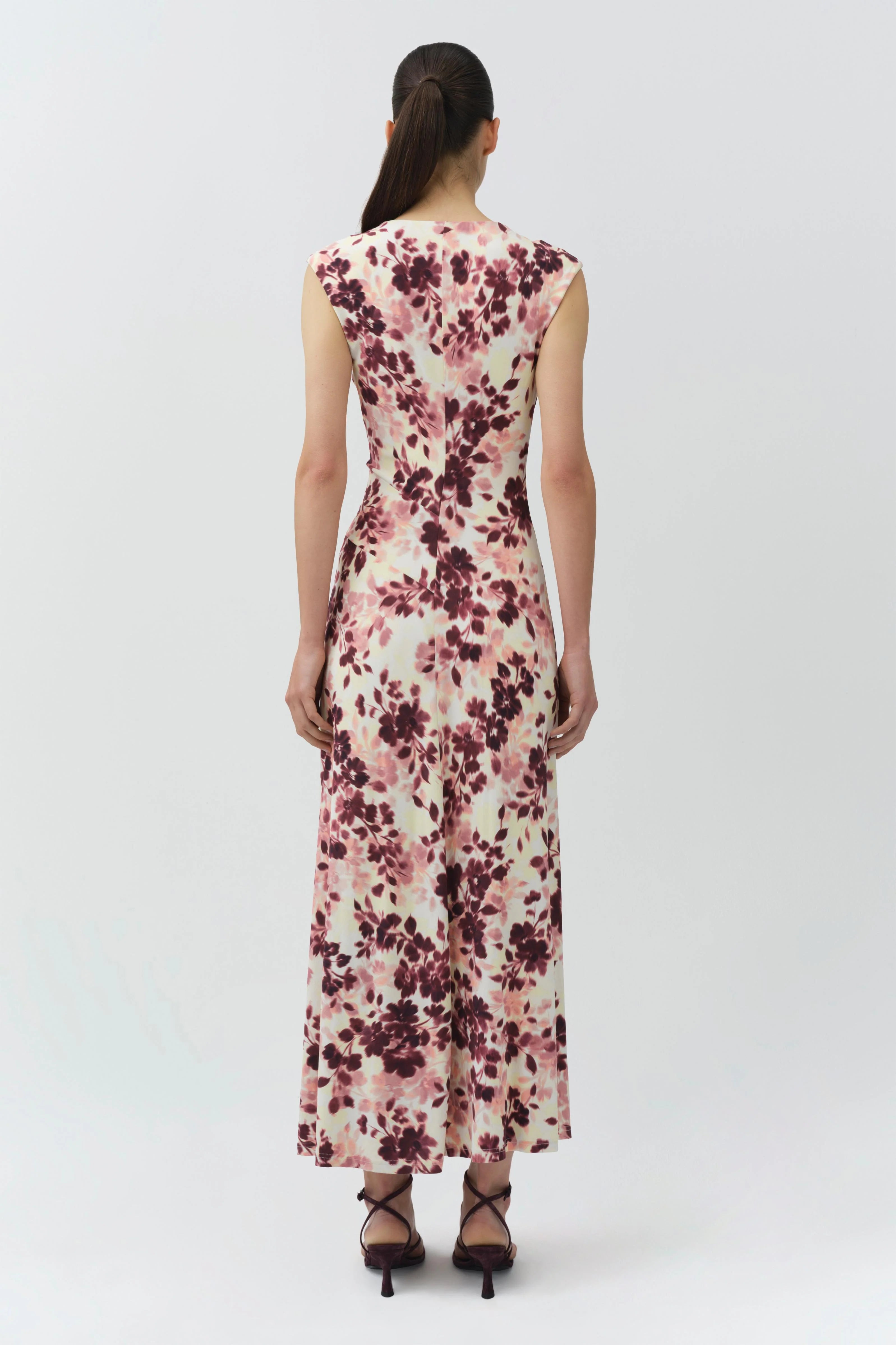 Simkhai Acacia Dress - Fig Multi