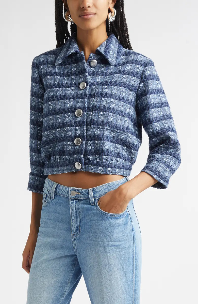 Jia Cropped Tweed Jacket