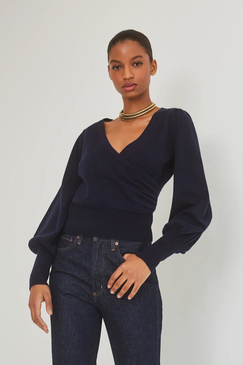 Ezra Top-Navy