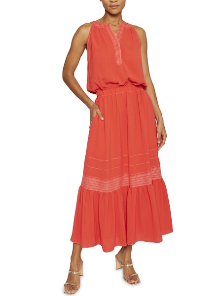 Carmen Dress - Flame