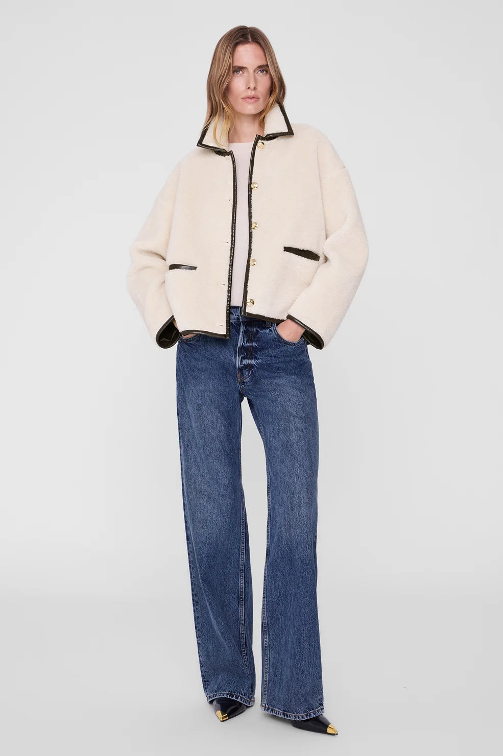 Anine Bing Camden Jacket - Golden Beige