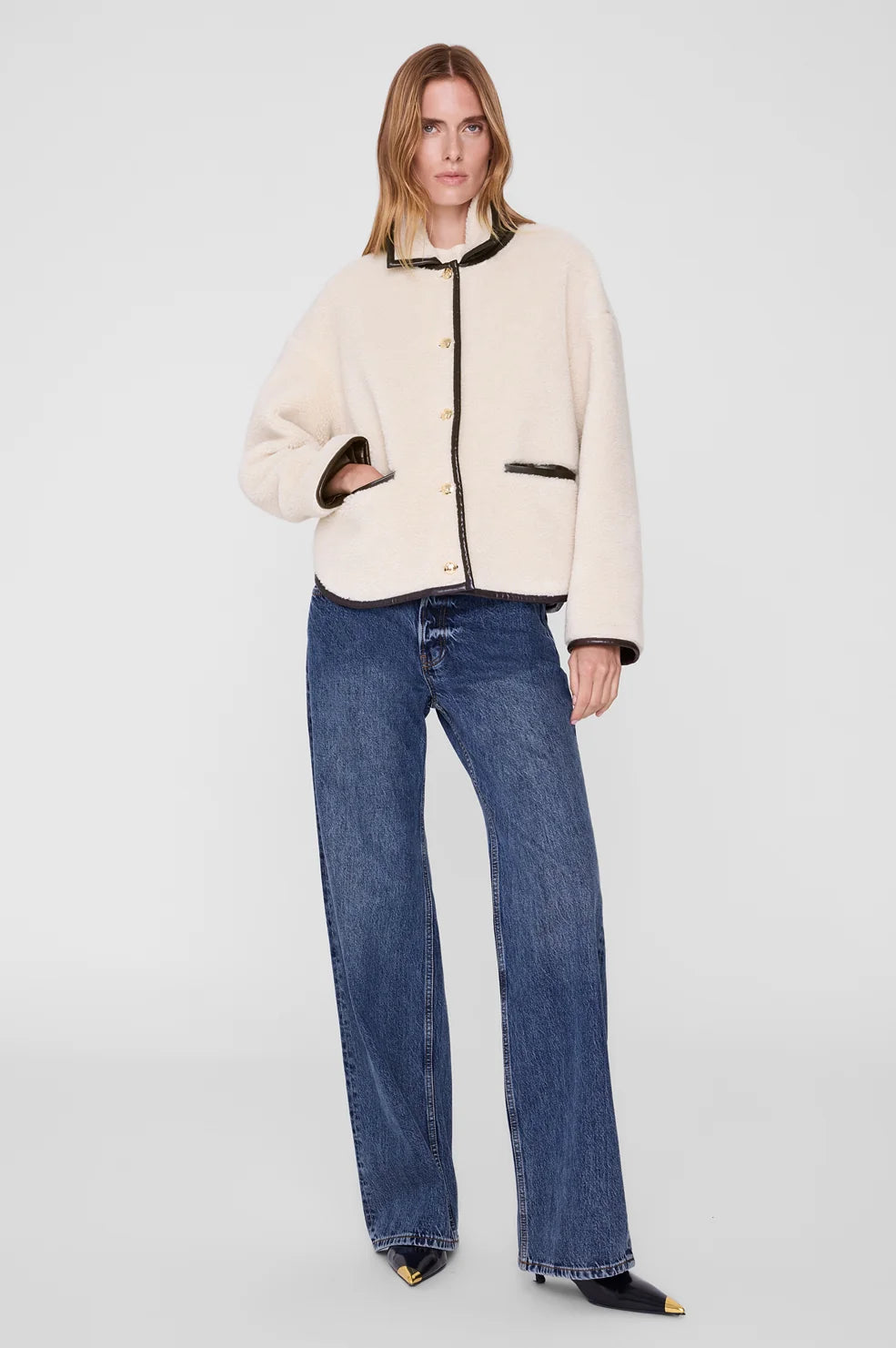 Anine Bing Camden Jacket - Golden Beige