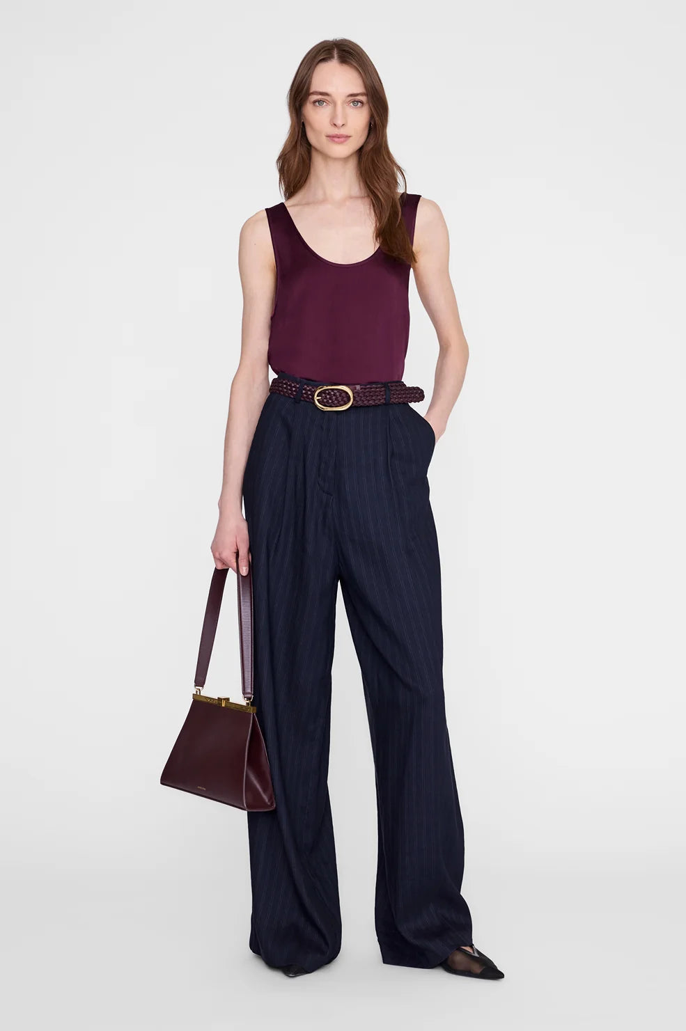 Anine Bing Lea Top - Fig