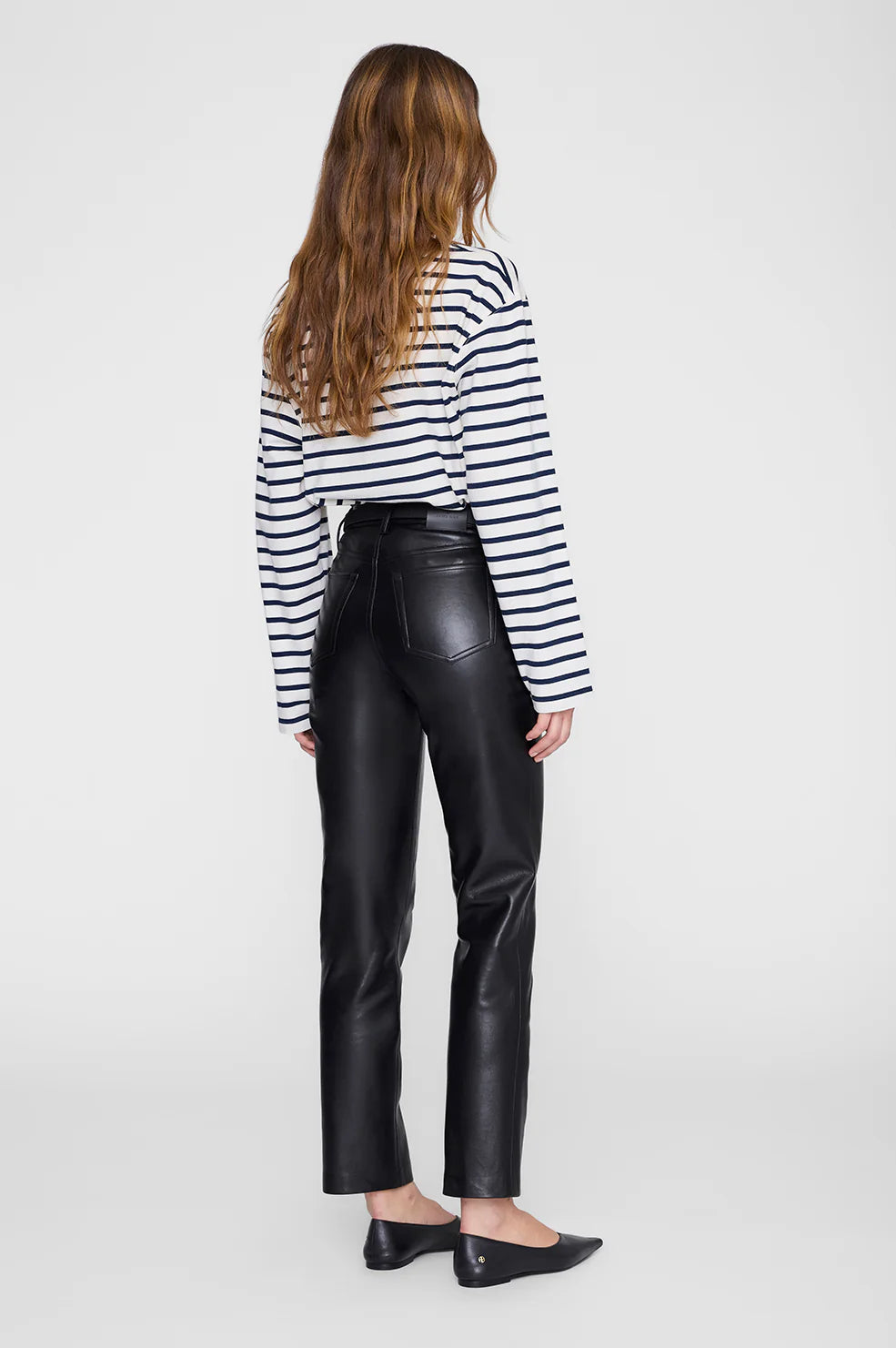 Anine Bing Newton Tee - Navy Stripe