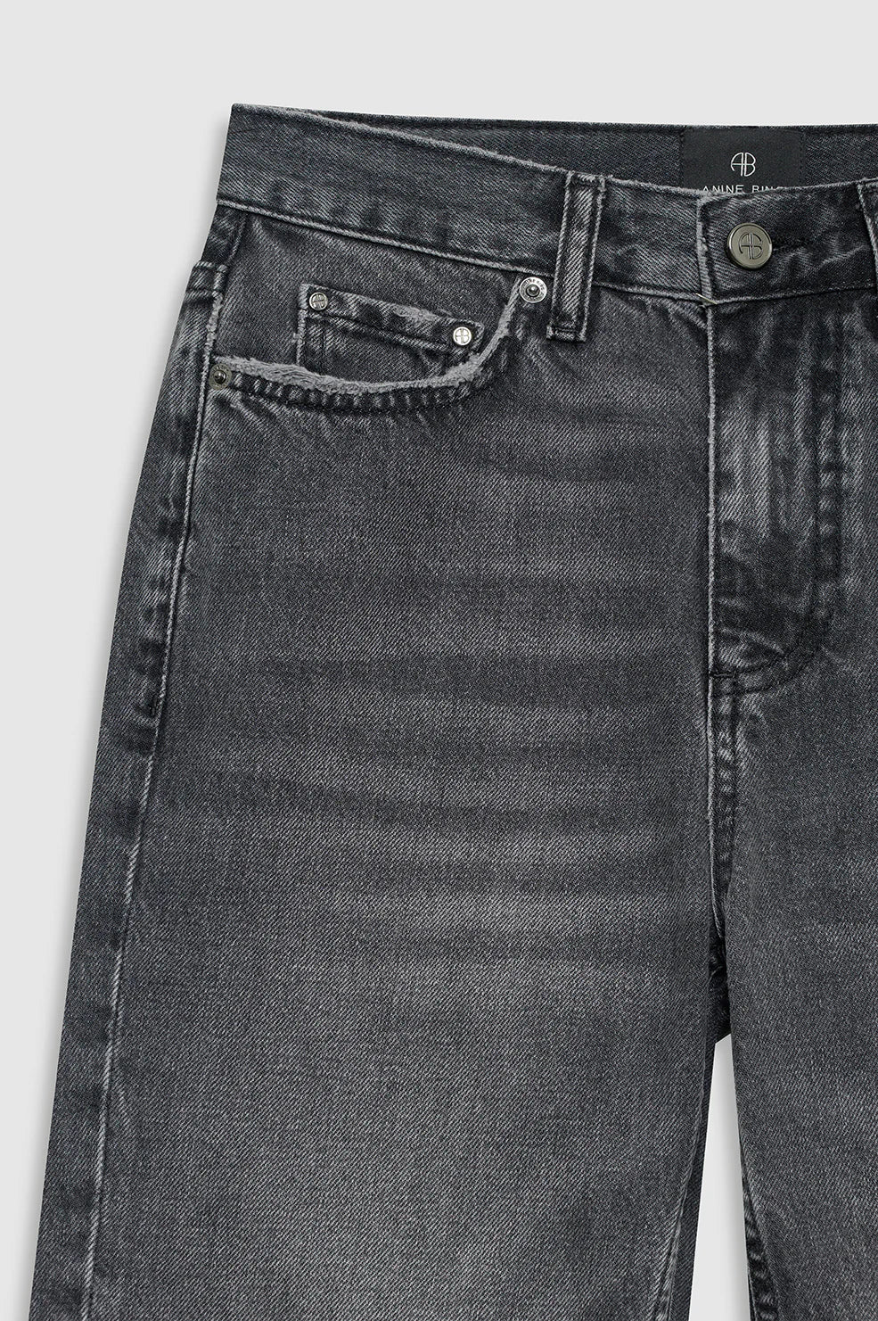 Anine Bing Bruno Jean-Washed Smoke Grey