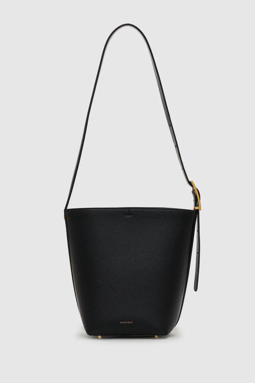 Anine Bing Elly Medium Bucket Bag - Black