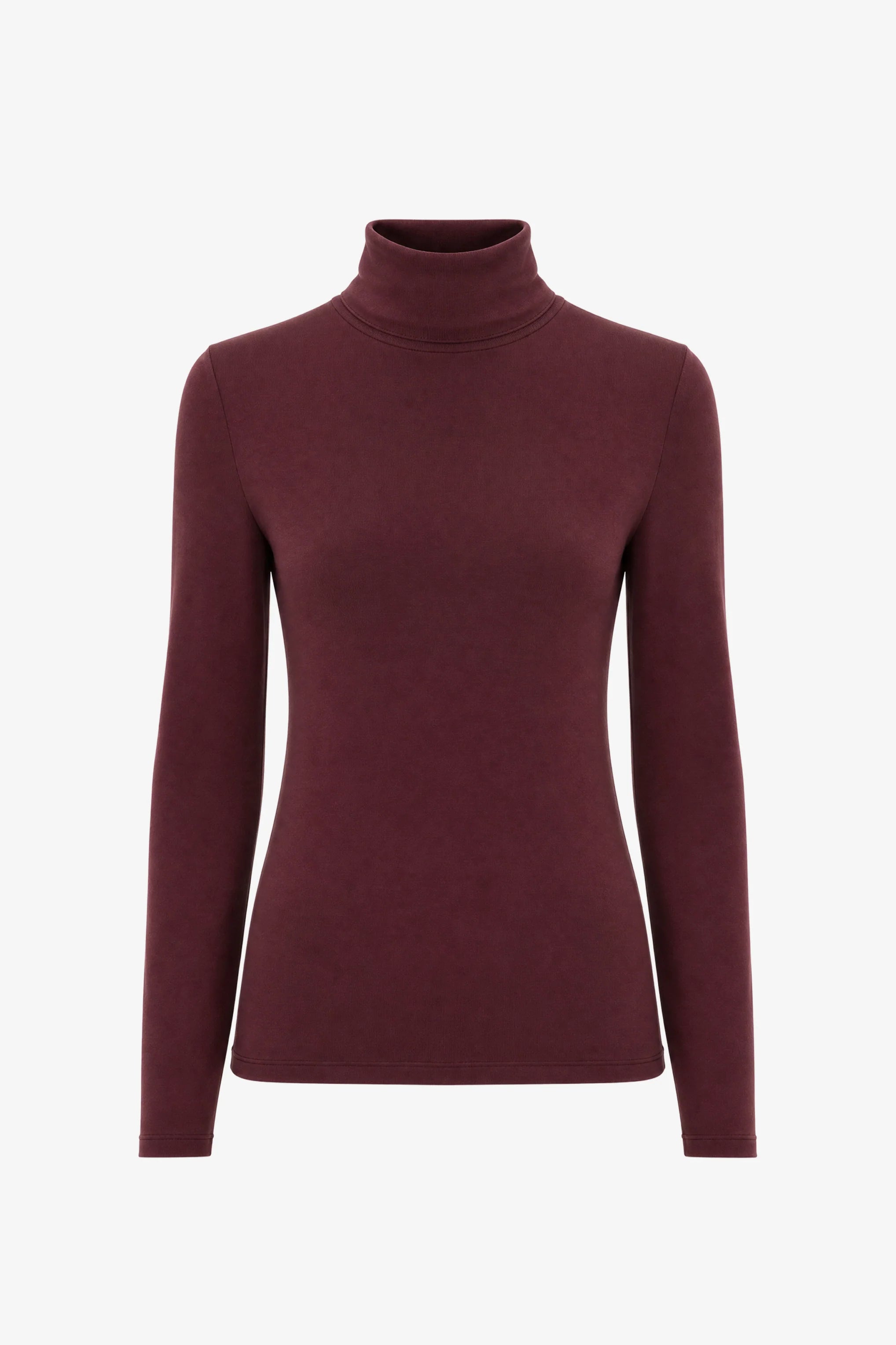 Toccin Alma Long Sleeve Turtle Neck - Oxblood