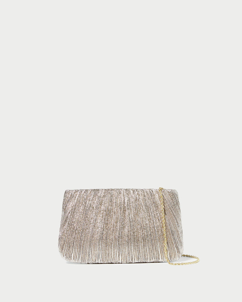 Loeffler Randall Brit Pleated Pouch - Champagne