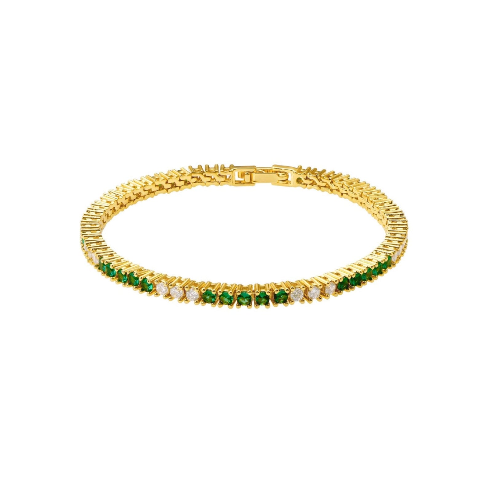 Sahira Jewelry Design Josephine Emerald Tennis Bracelet