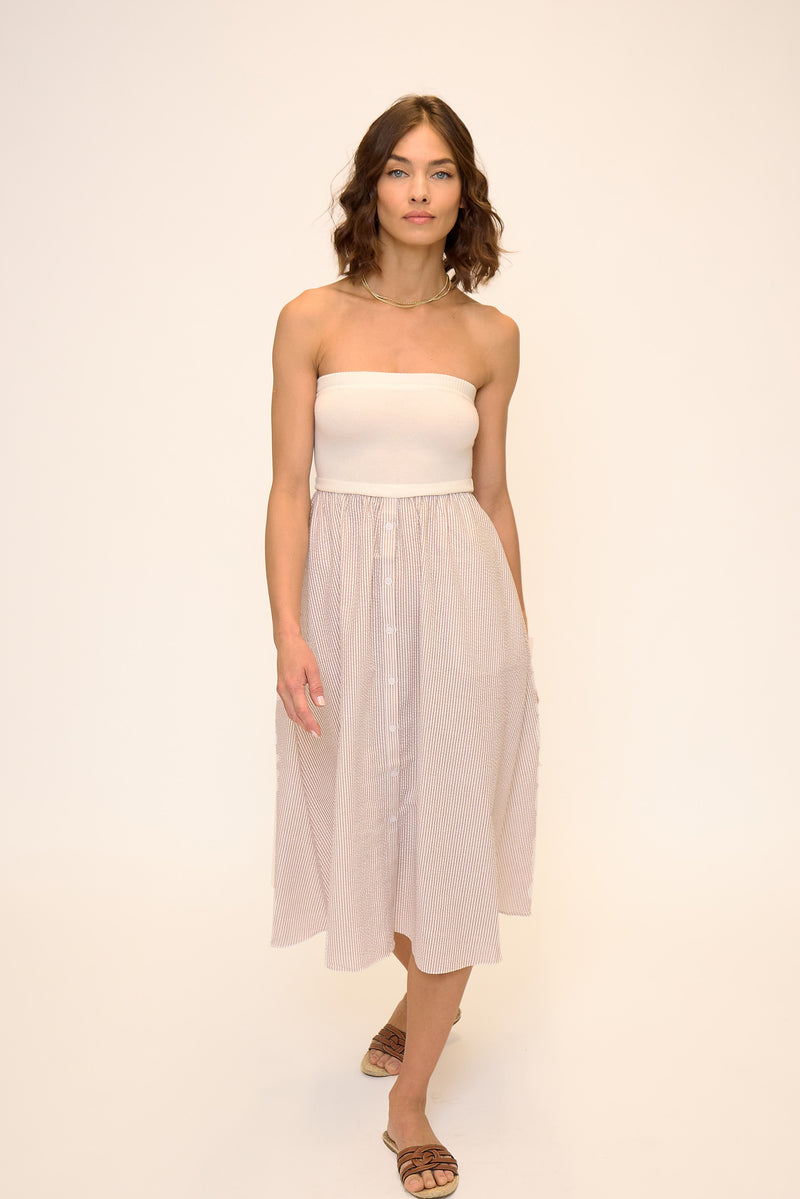 Alina Button Up Dress