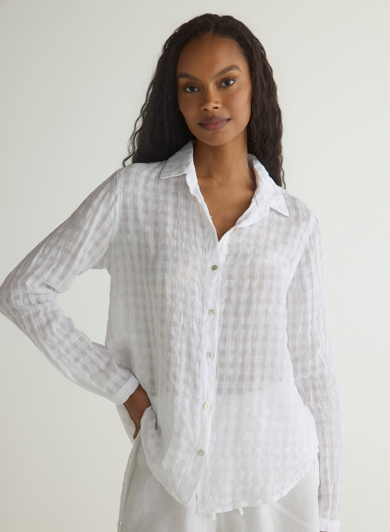 Clean Front Button Down