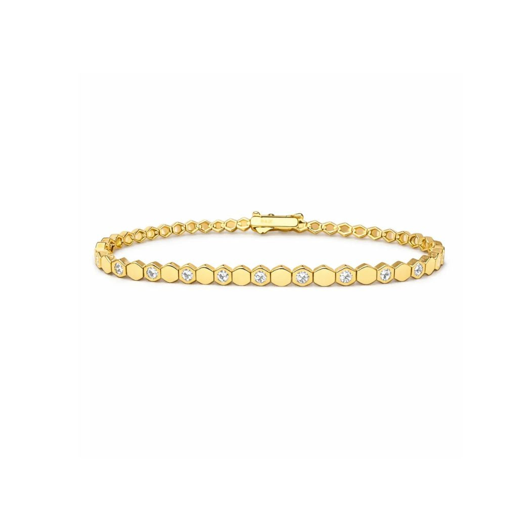 Sahira Honeycomb Tennis Bracelet