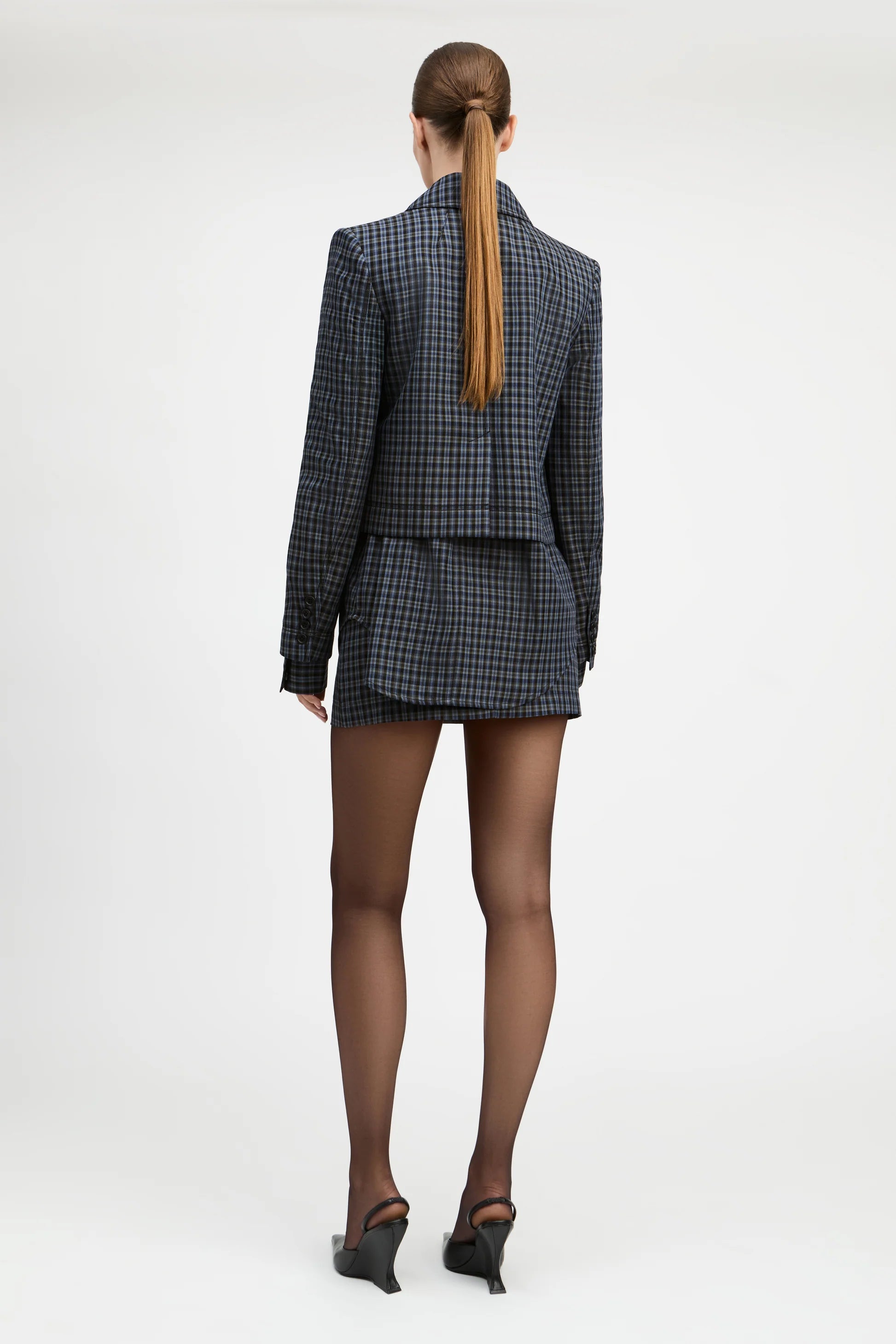 Derek Lam Jasmine Cropped Double Breasted Jacket
