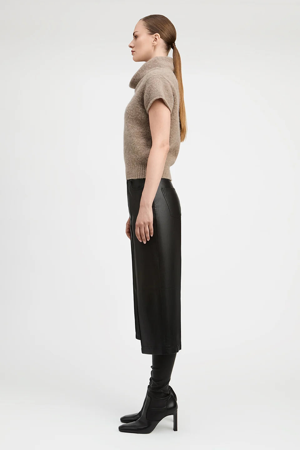 Derek Lam Imaan Funnel Neck Sweater