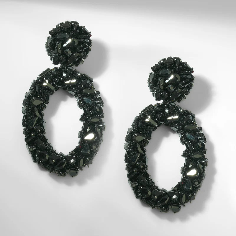 Dinorah Earrings - Black