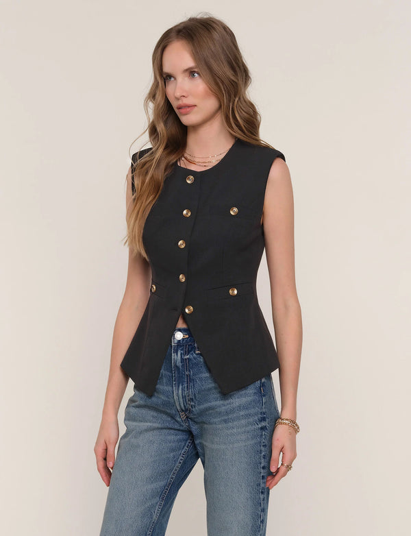 Roxanna Vest - Black