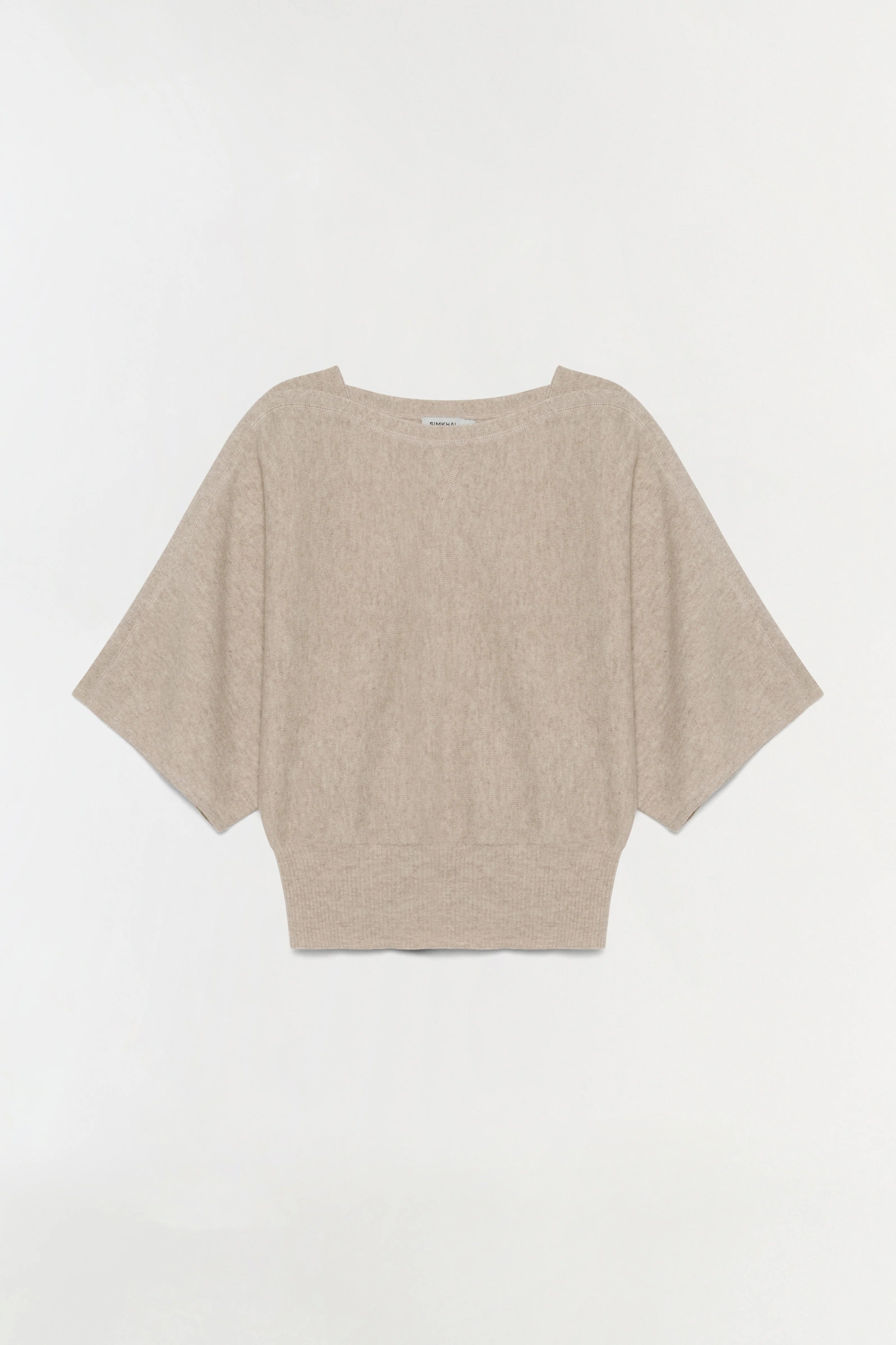 Simkhai Shai Dolman Boxy Tee - Stone