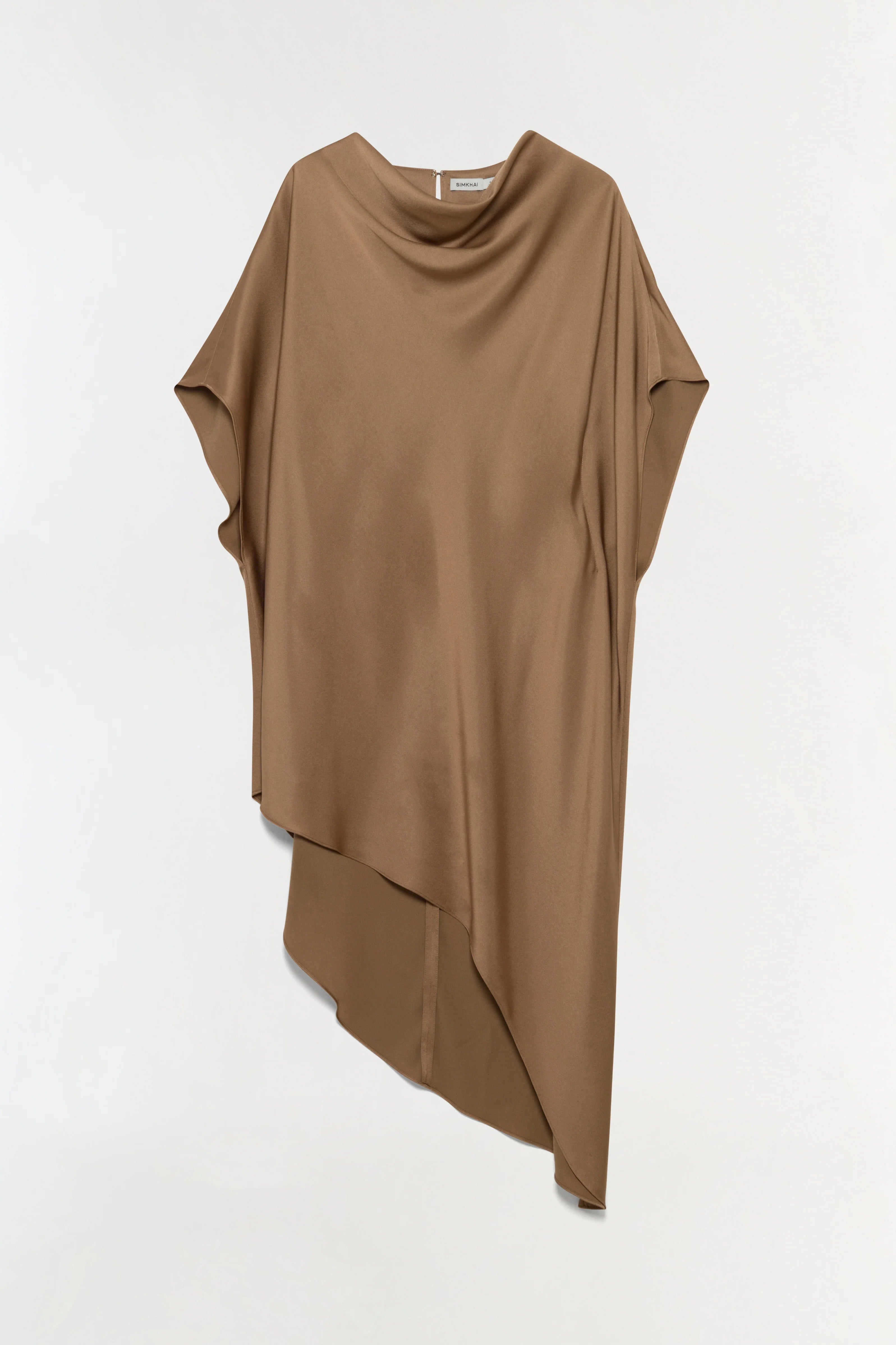 Simkhai Sadia Satin Mini Dress - Ochre