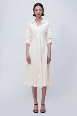 Jazz Pintuck Midi Dress