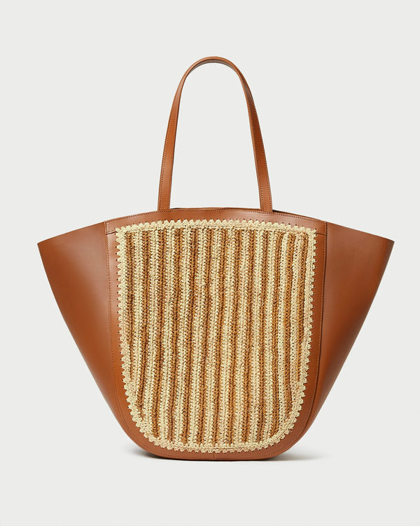 Loeffler Randall Katia Crochet Leather Tote