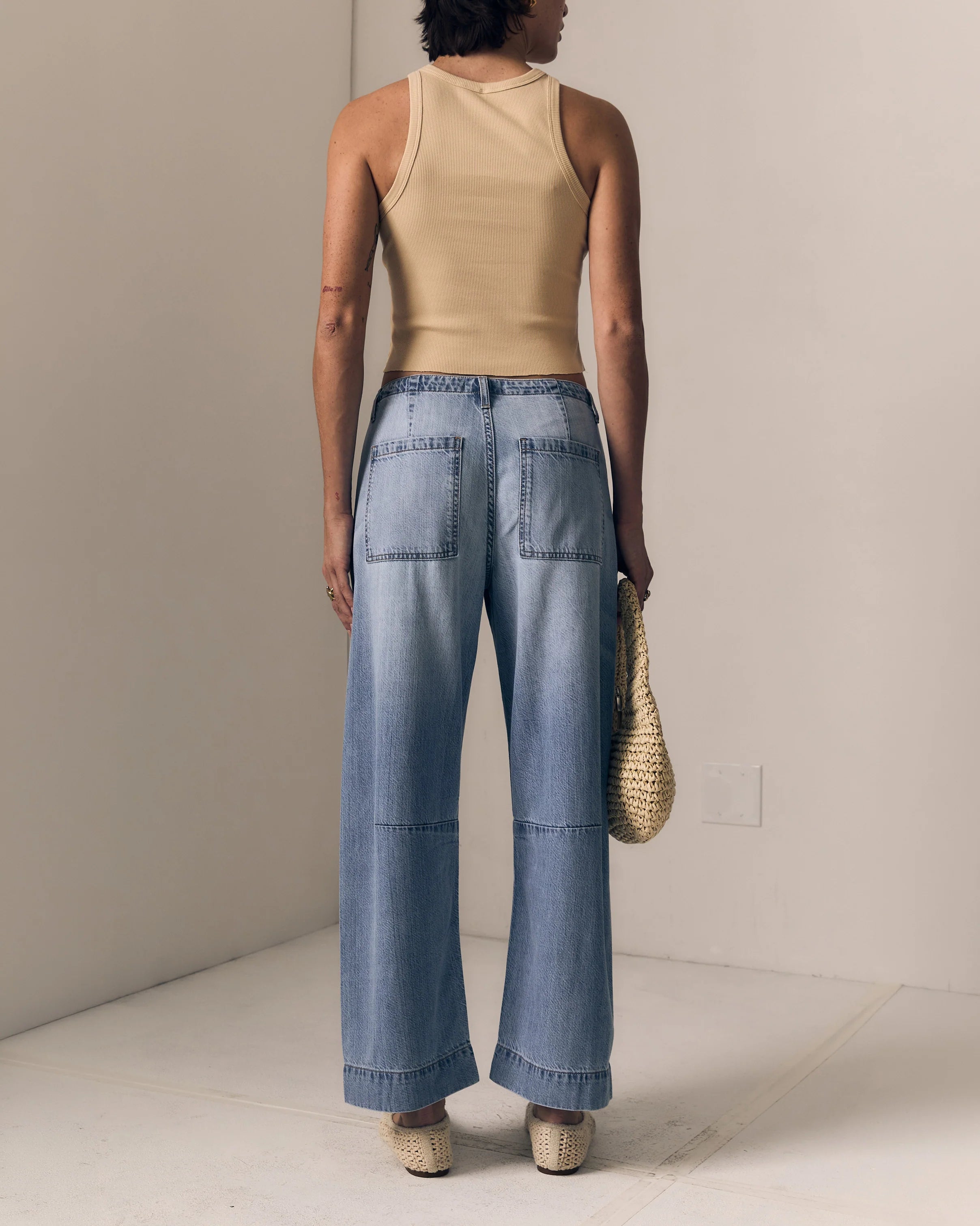Le Jean Weightless Utility Soft Barrel - Mid Rise